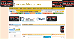 Desktop Screenshot of corumrehberim.com